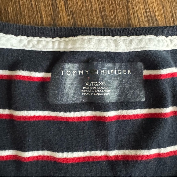 Tommy Hilfiger Striped Red, White and Blue Women's Top -XL - Picture 4 of 4